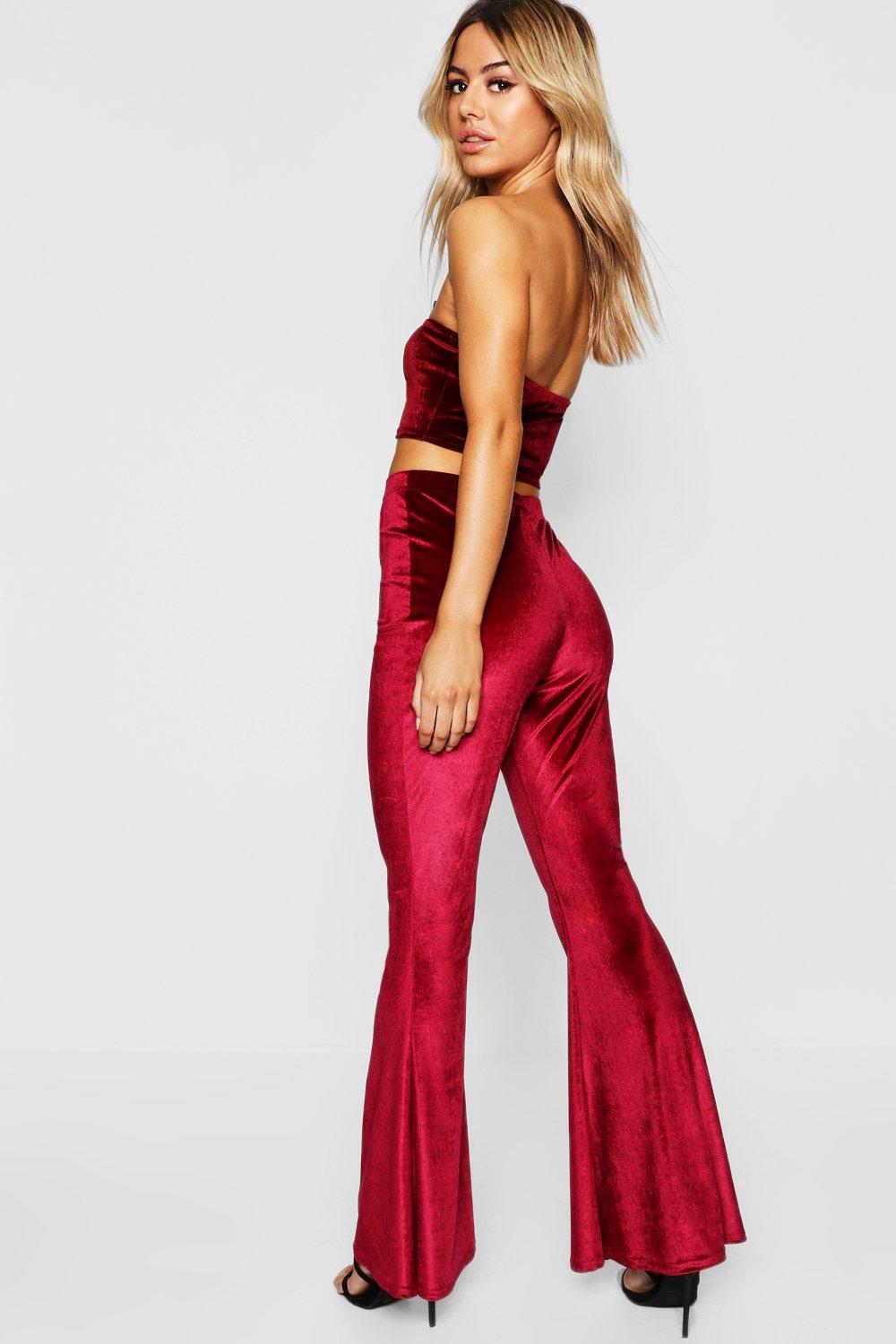Petite velvet trousers sale
