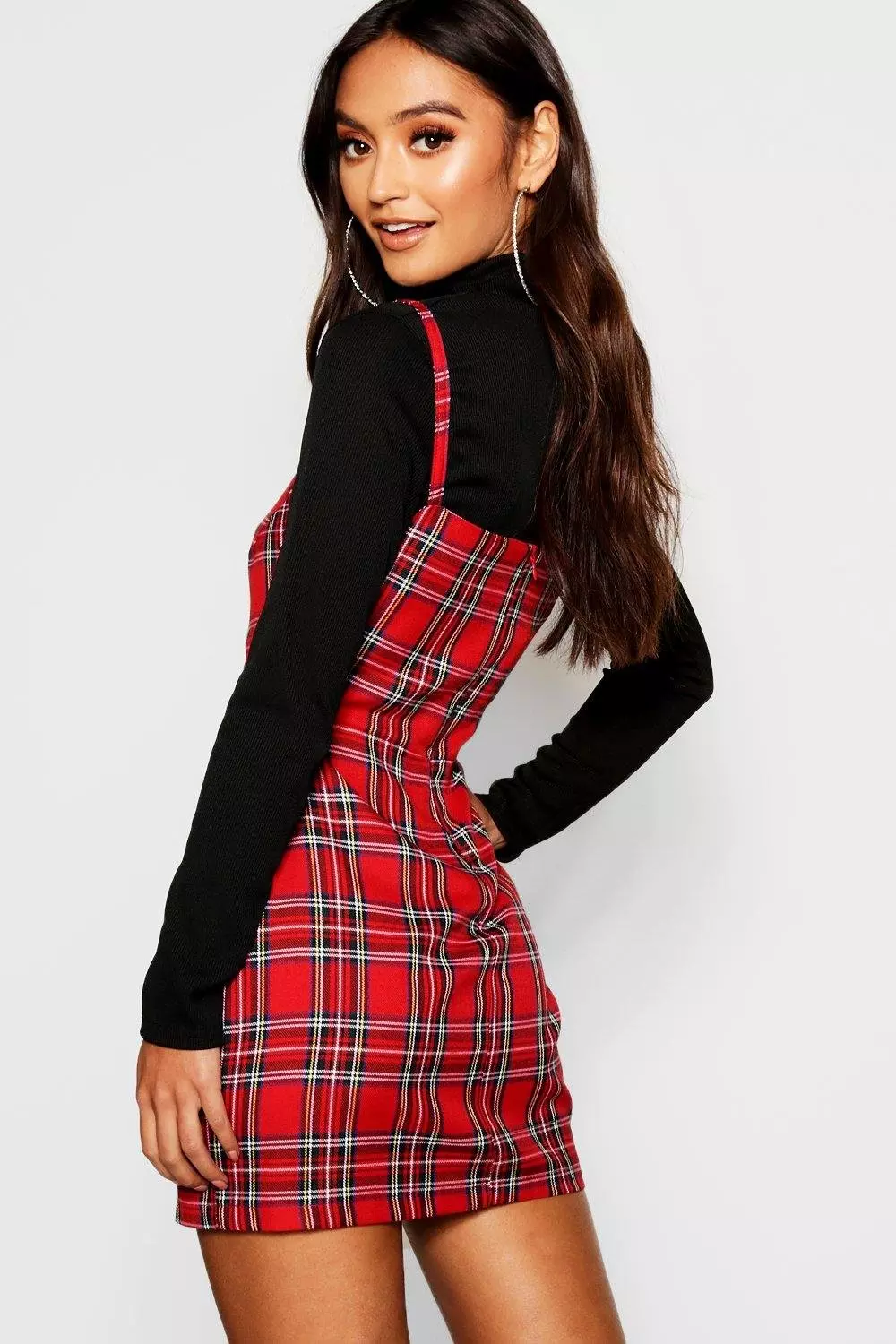 Boohoo 2025 tartan dress