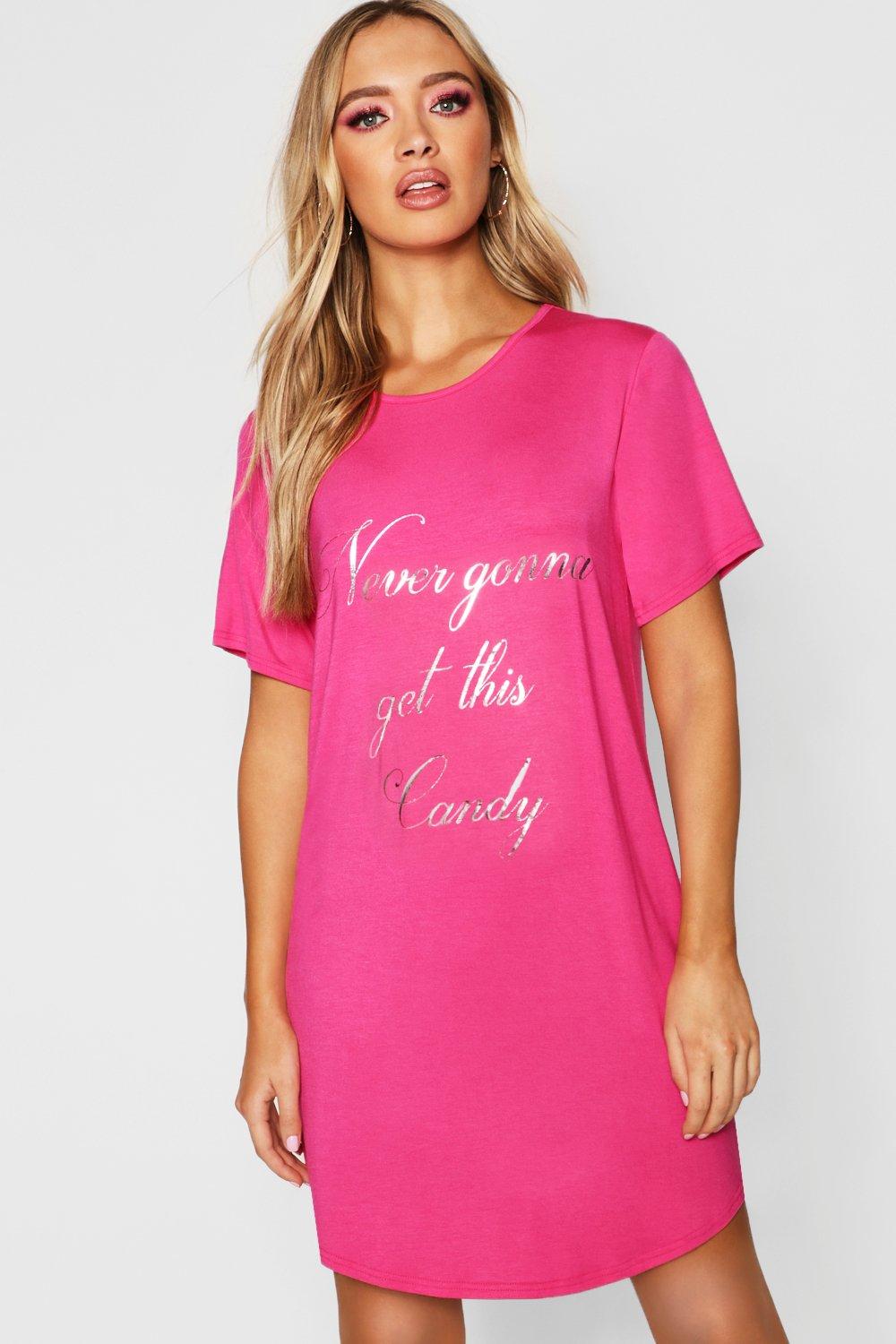 T shirt best sale dress nightie