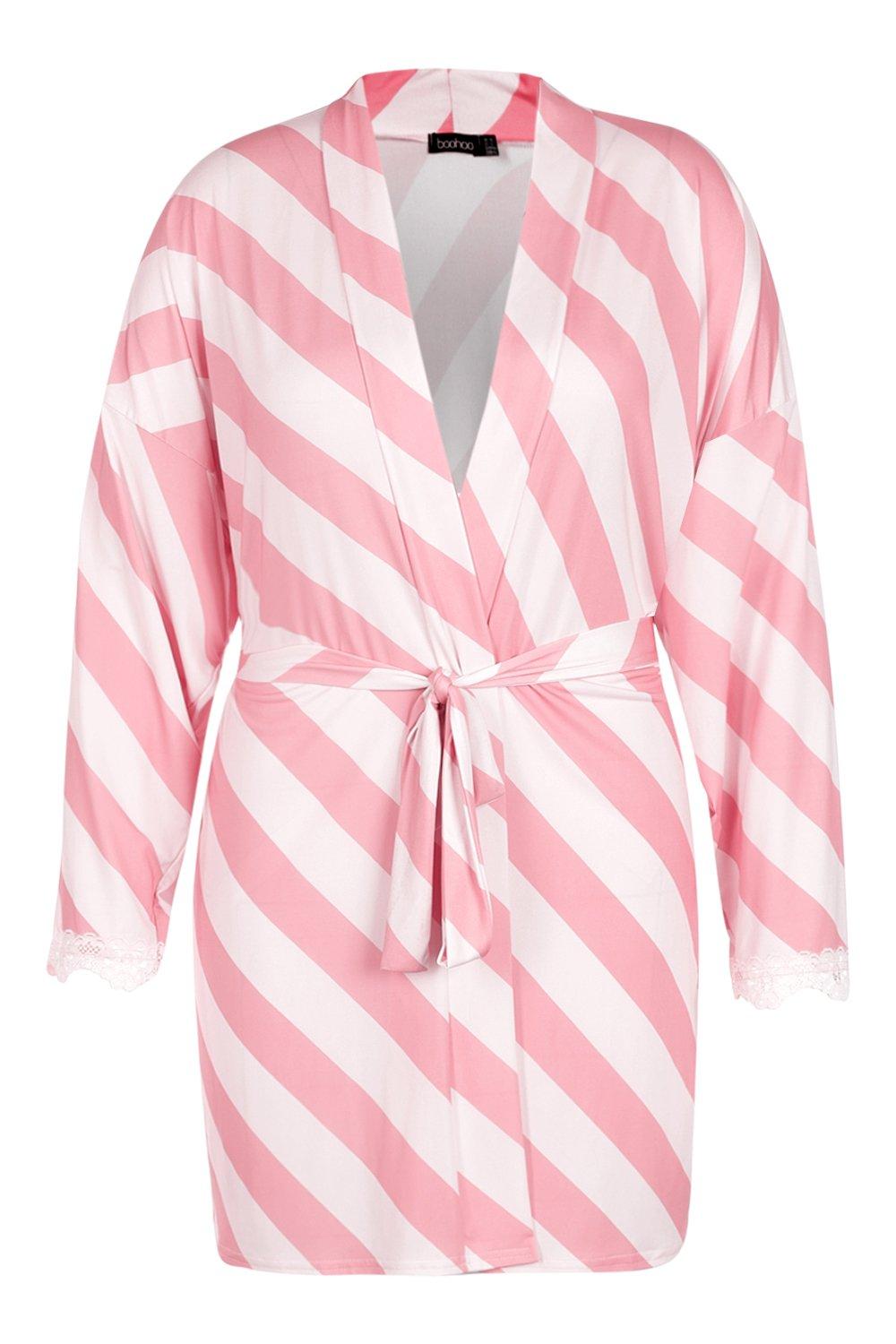 Gemma Collins Short Lace Trim Robe