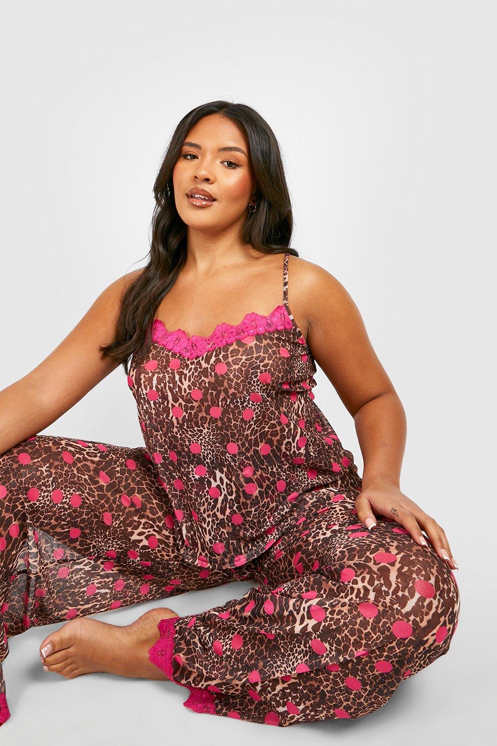 https://media.boohoo.com/i/boohoo/pzz76467_brown_xl_2/female-brown-plus-leopard-print-polka-dot-lace-trim-camisole-&-pants-pajama-set