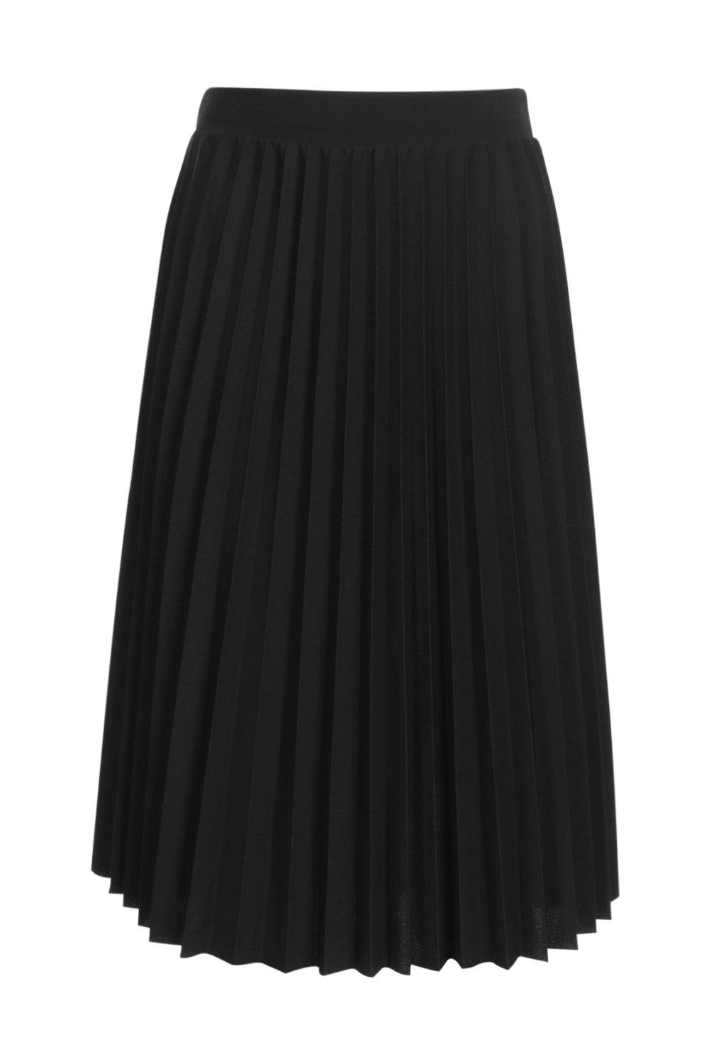 Petite Pleated Midi Skirt
