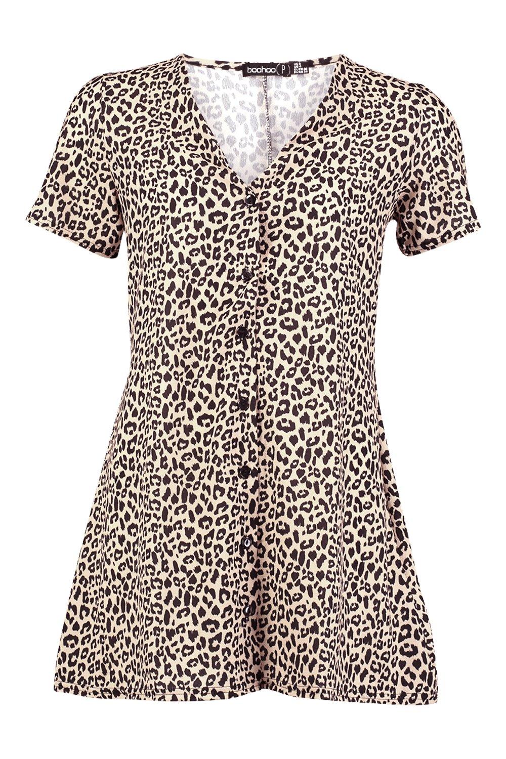 cheetah shift dress