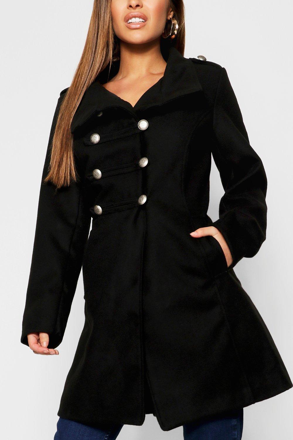 Petite military coat hotsell