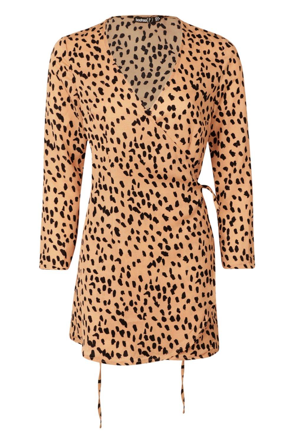 boohoo dalmatian print dress