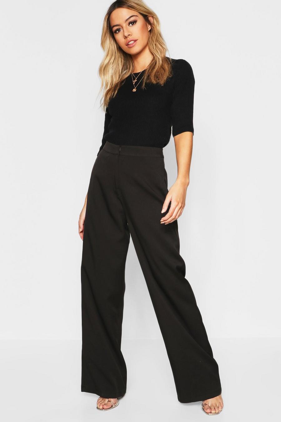 Petite Wide Leg Woven Trouser image number 1