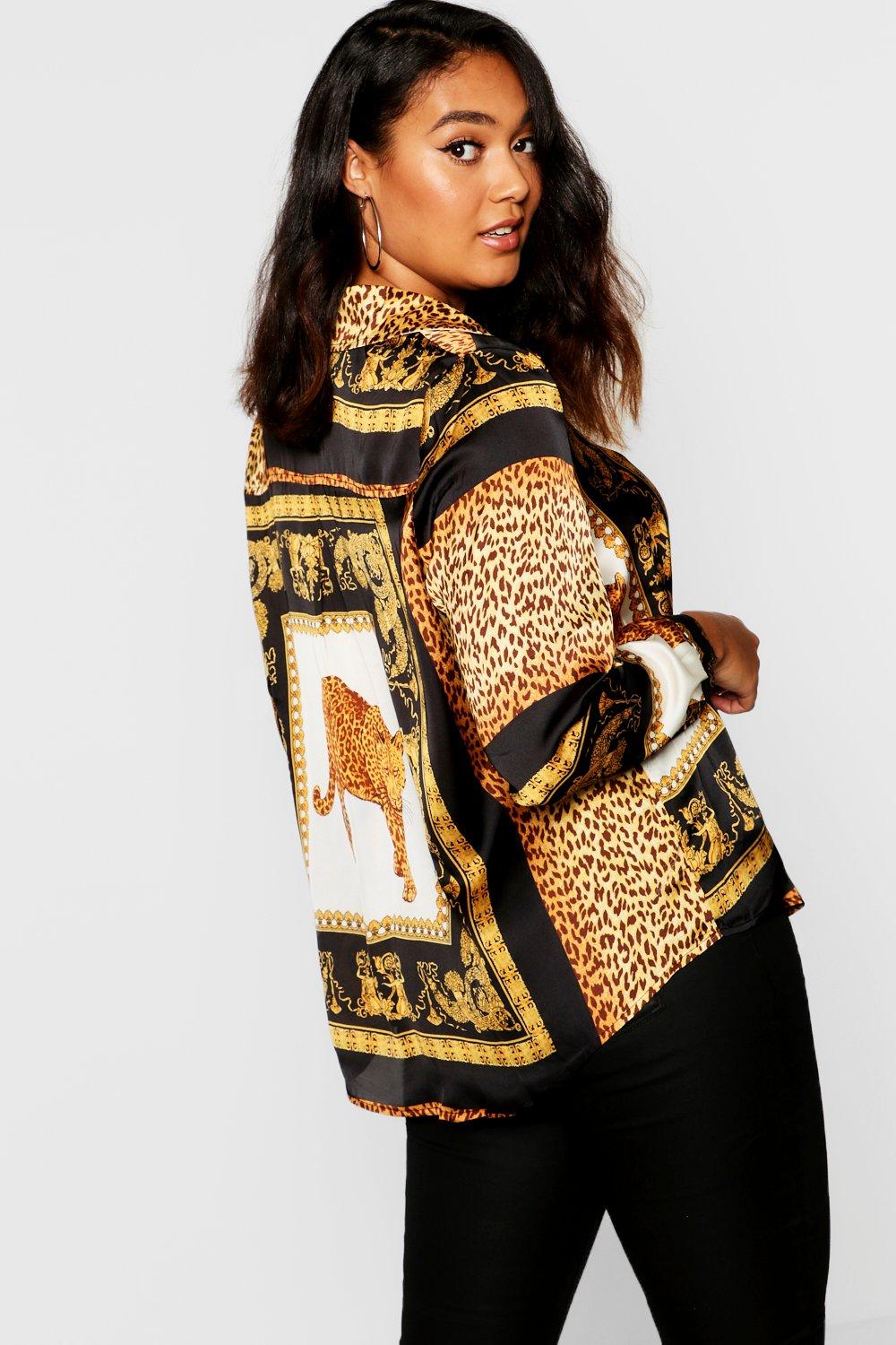 boohoo chain print