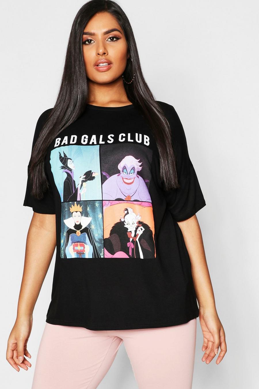 Black Plus - "Bad gals club" t-shirt med Disneymotiv image number 1