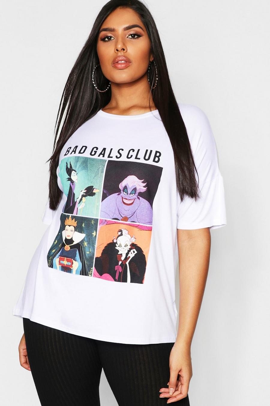Maglietta Disney 'Bad ragazzi Club' Plus, Bianco image number 1