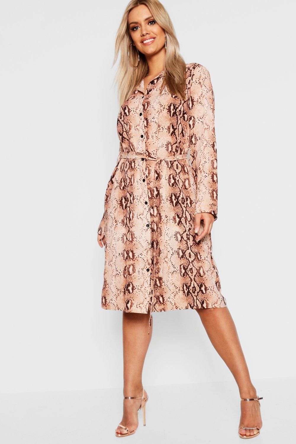 boohoo snake dress