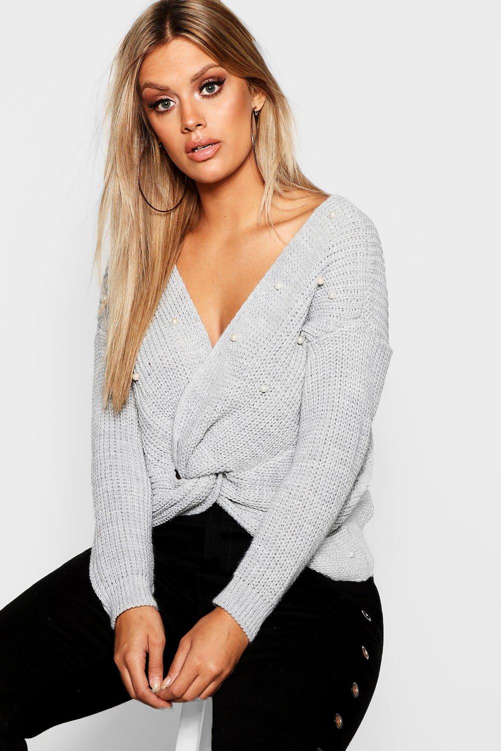 Pearl sale twist sweater