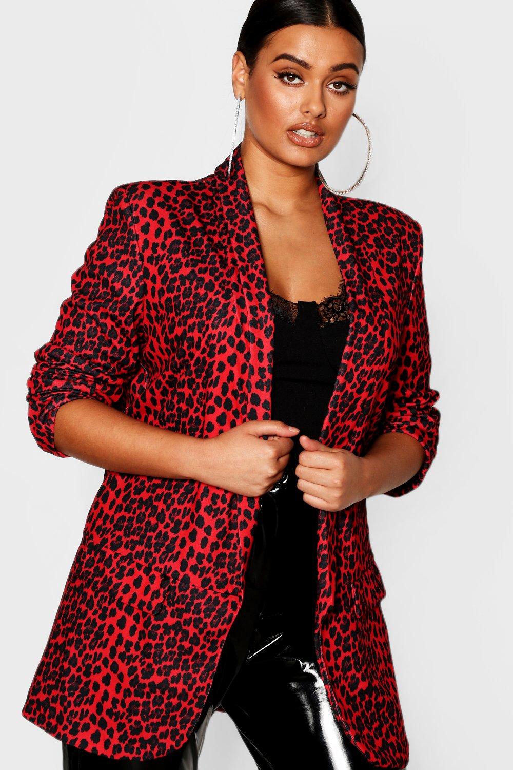 boohoo plus blazer