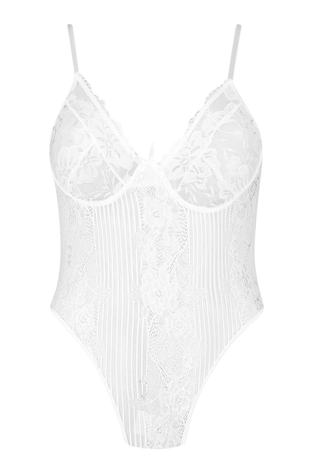 Women's Plus Lace Bodysuit