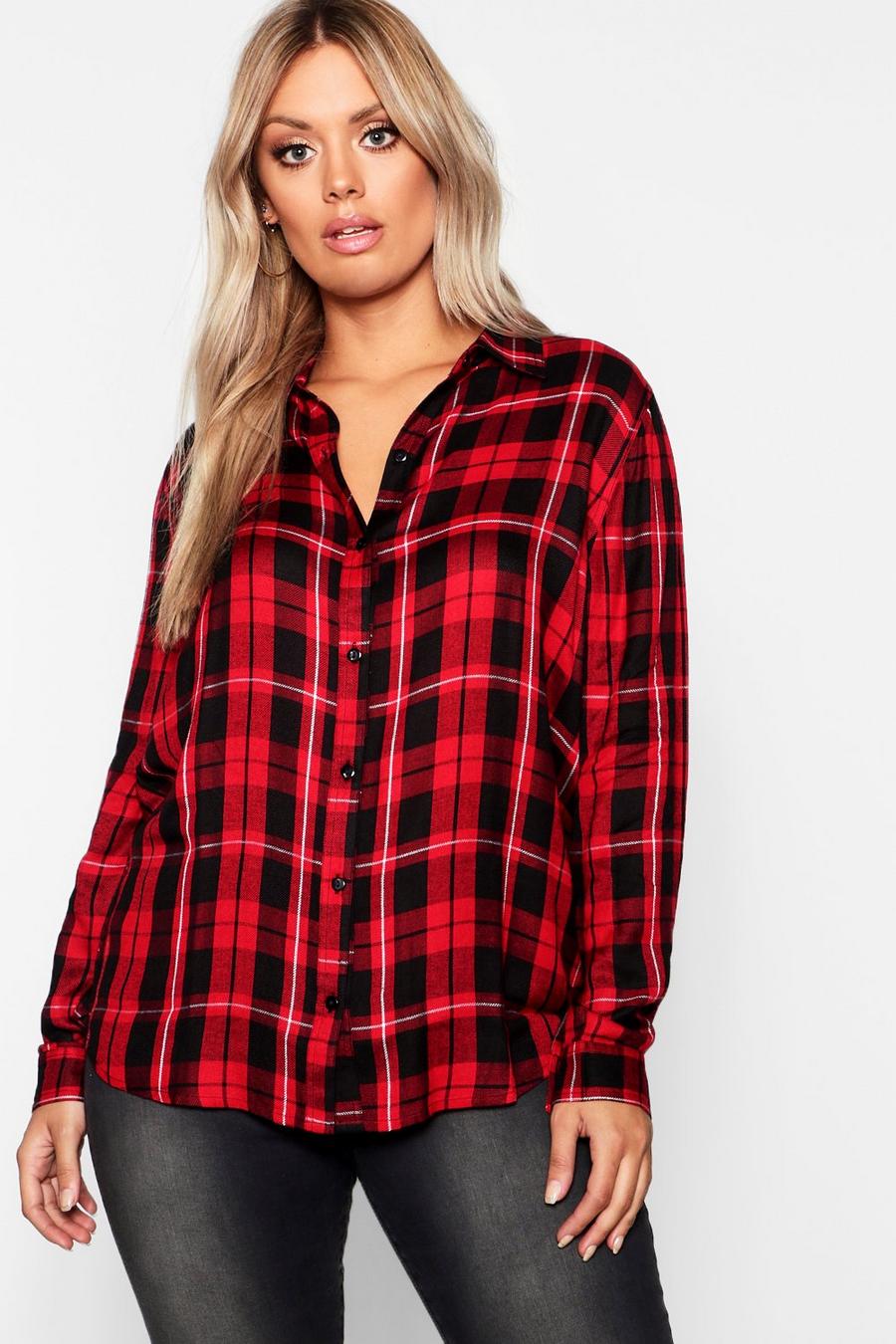 Plus Flannel Shirt image number 1