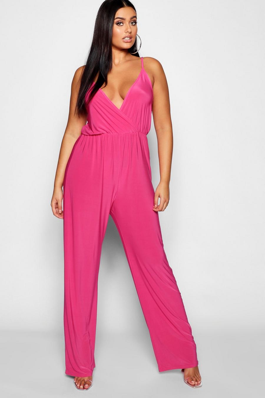 Plus Strappy Wide Leg Jumpsuit image number 1