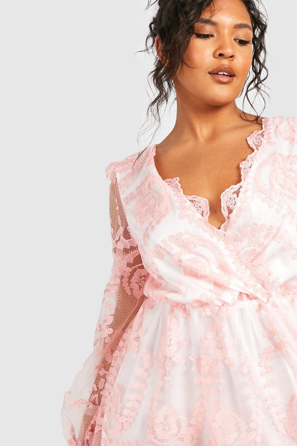 Boohoo plus size outlet skater dress