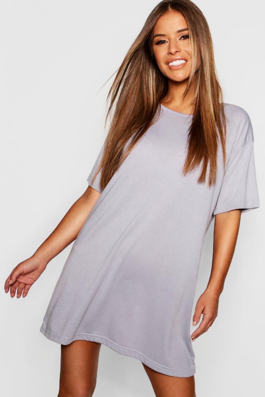 Grey marl Petite Basic Jersey T-Shirt Nightgown image number 1