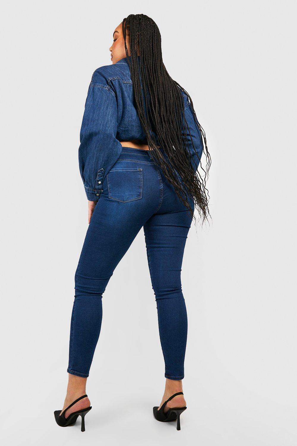 high waisted super stretch jeans