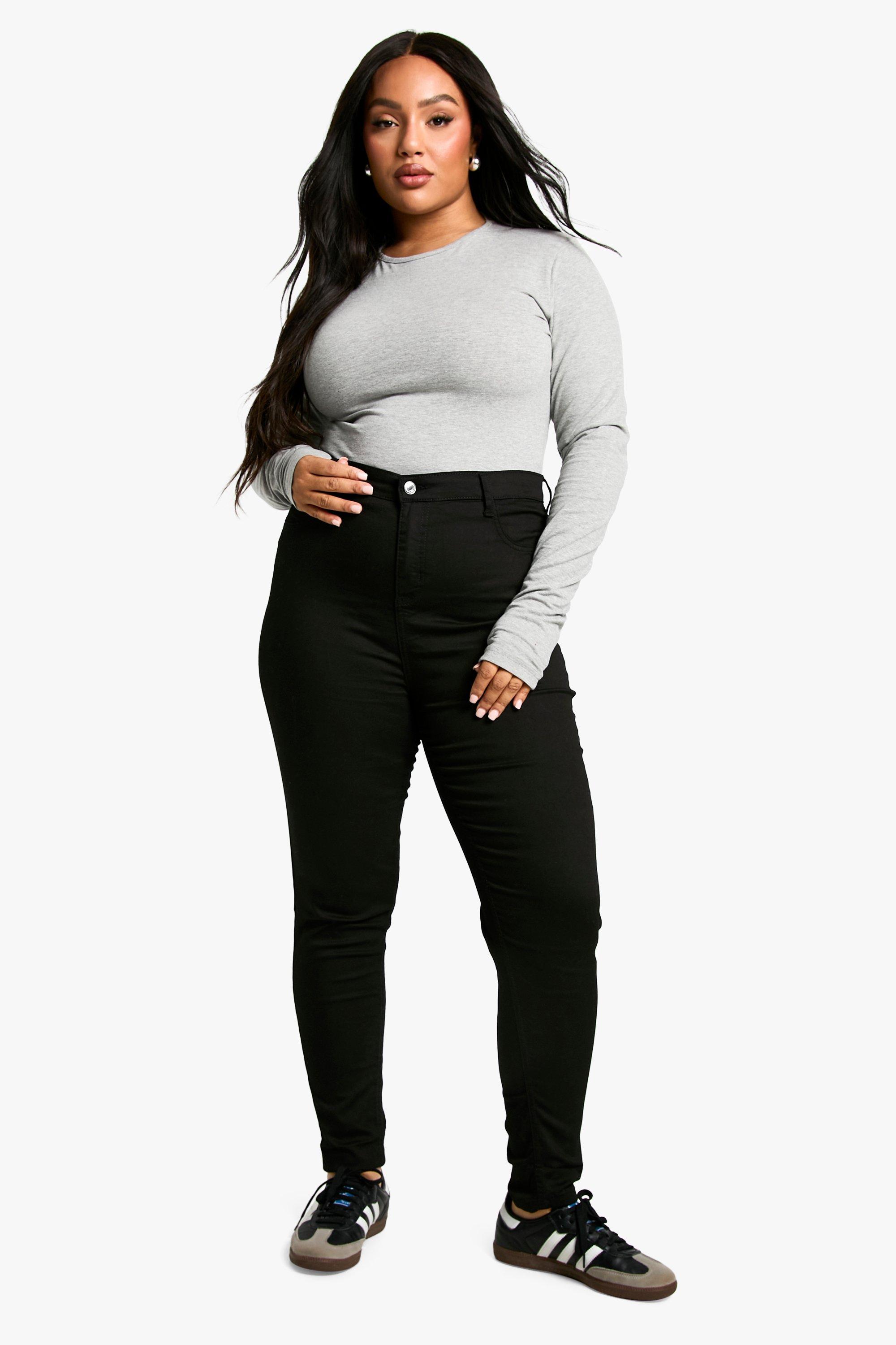 super high waisted skinny jeans plus size