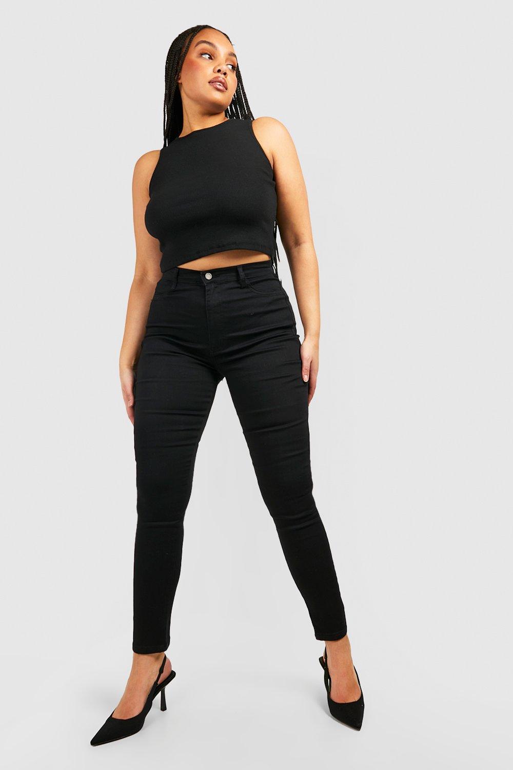 Plus-Size Ripped Skinny Jeans – Blush Boutique Bremen