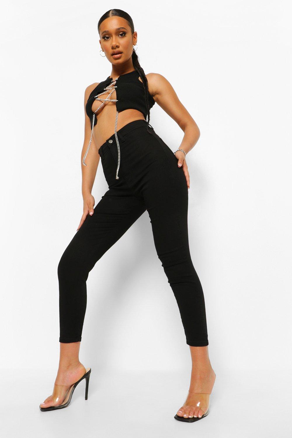 Petite black jeans store uk