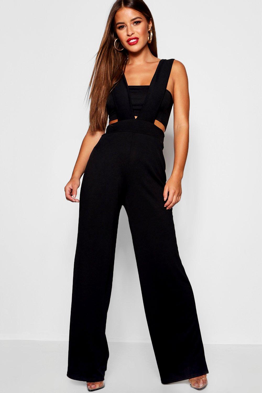 petite plunge jumpsuit