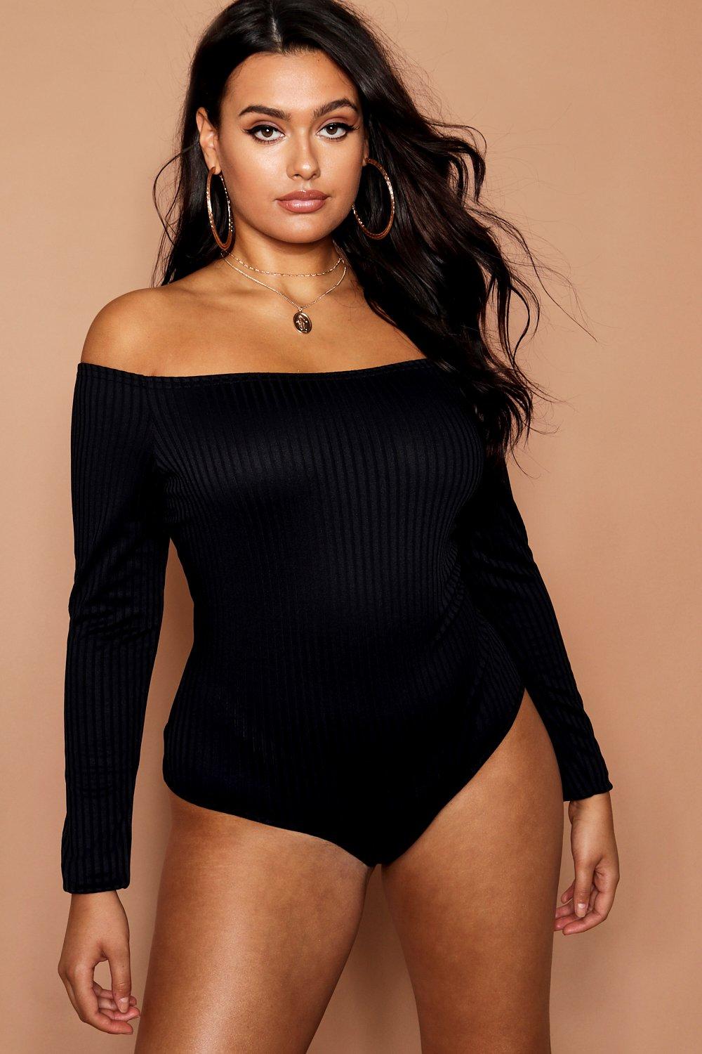 boohoo plus bodysuit