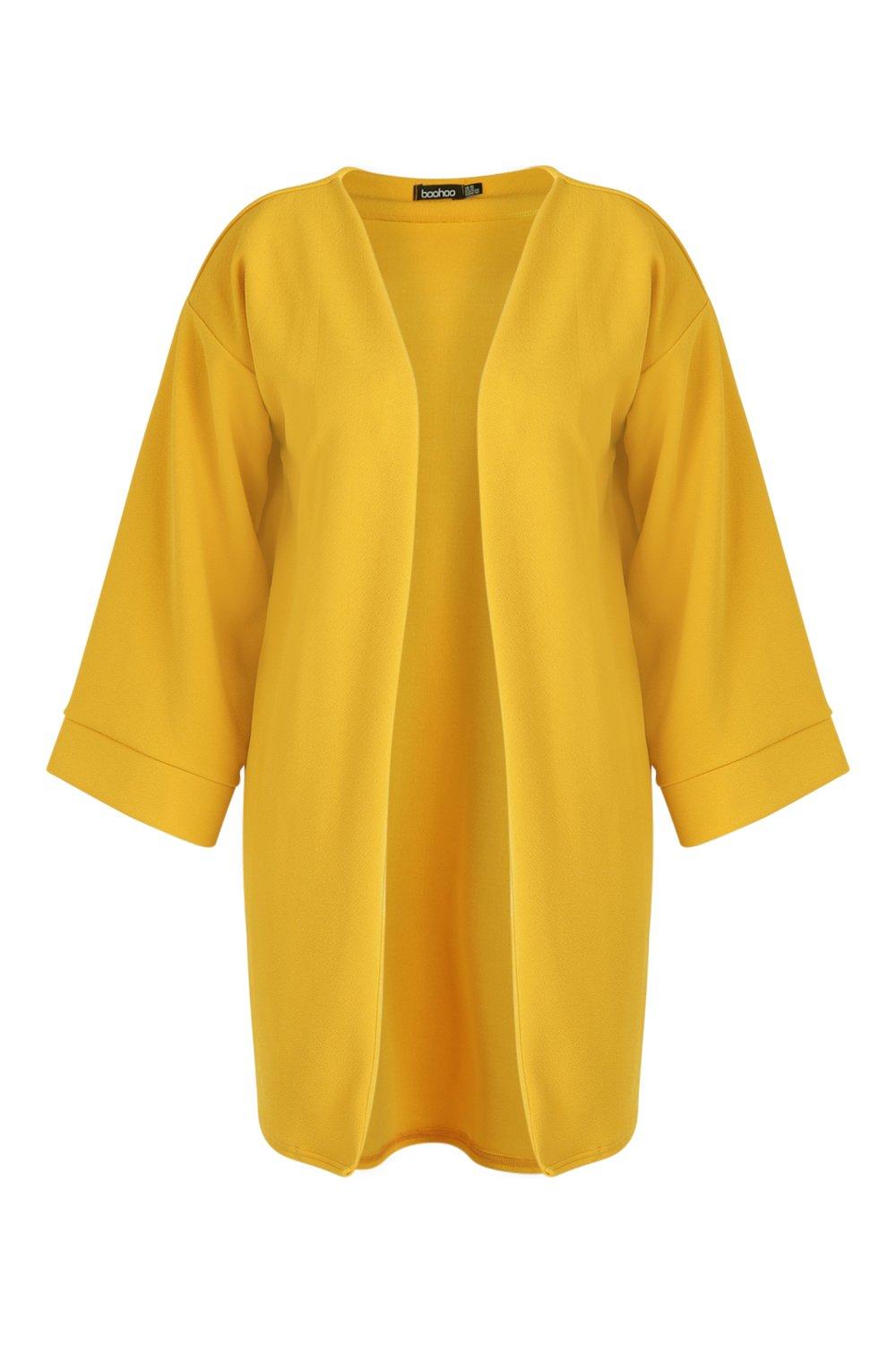 Boohoo clearance yellow coat