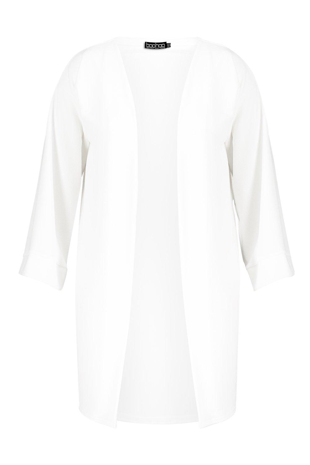 Plus Kimono Sleeve Duster Coat