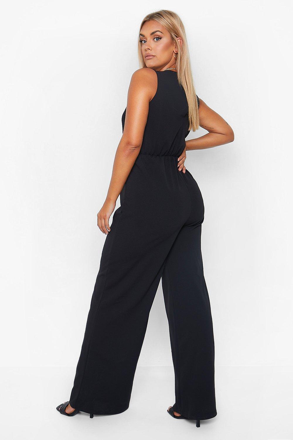 boohoo curve jumpsuit