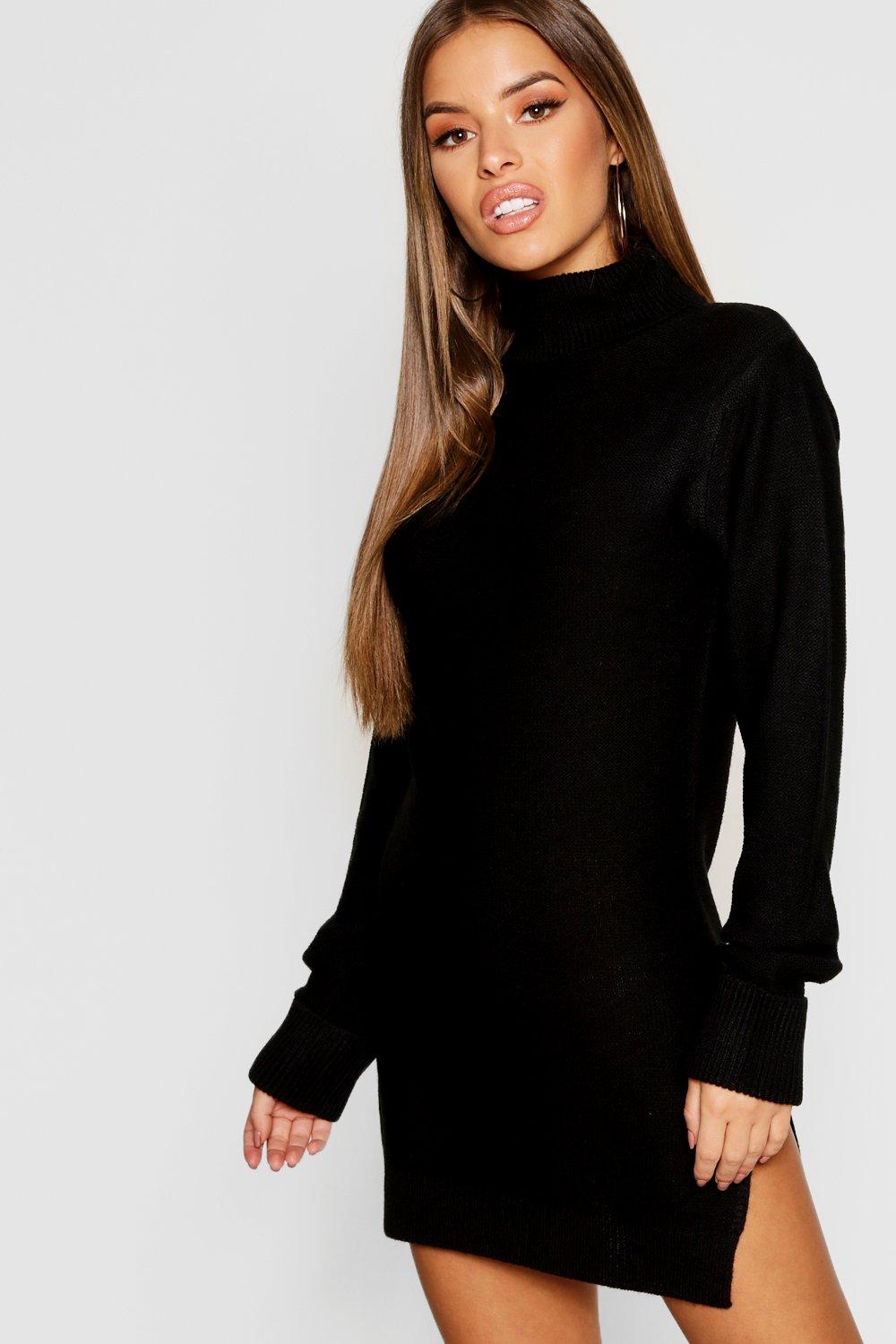 boohoo turtleneck dress