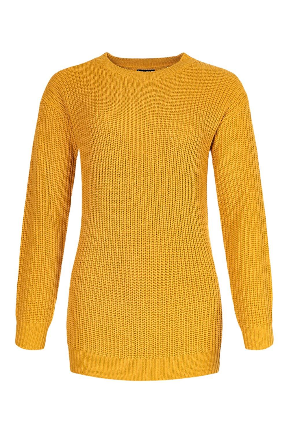 Boohoo mustard jumper hotsell