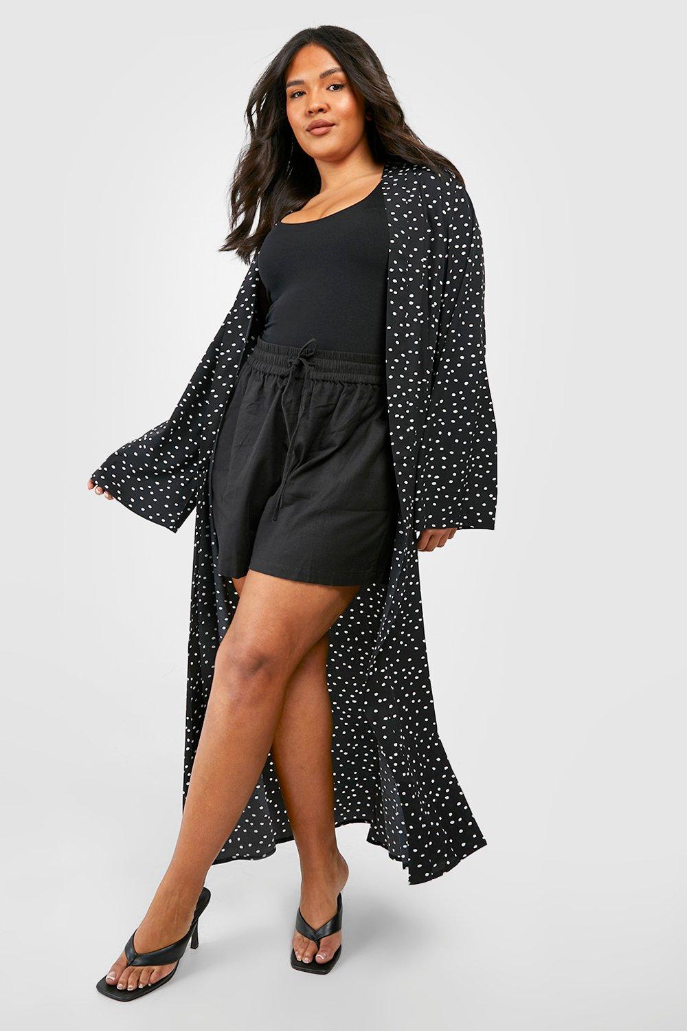 Boohoo kimono outlet plus size