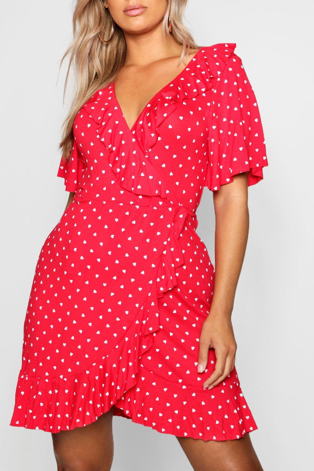 Boohoo heart clearance dress