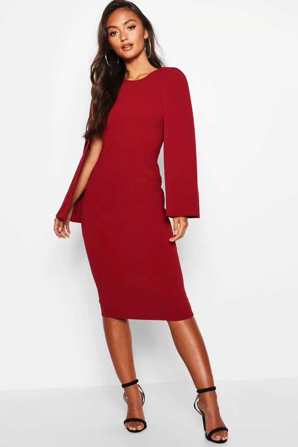 Petite sales cape dress