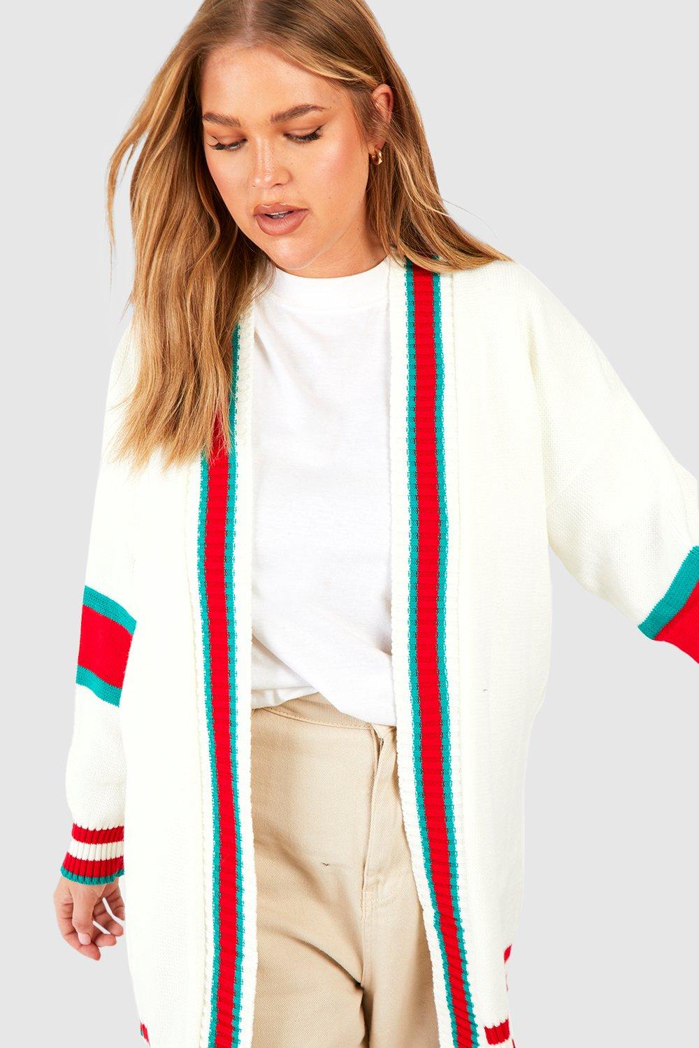boohoo curve cardigans