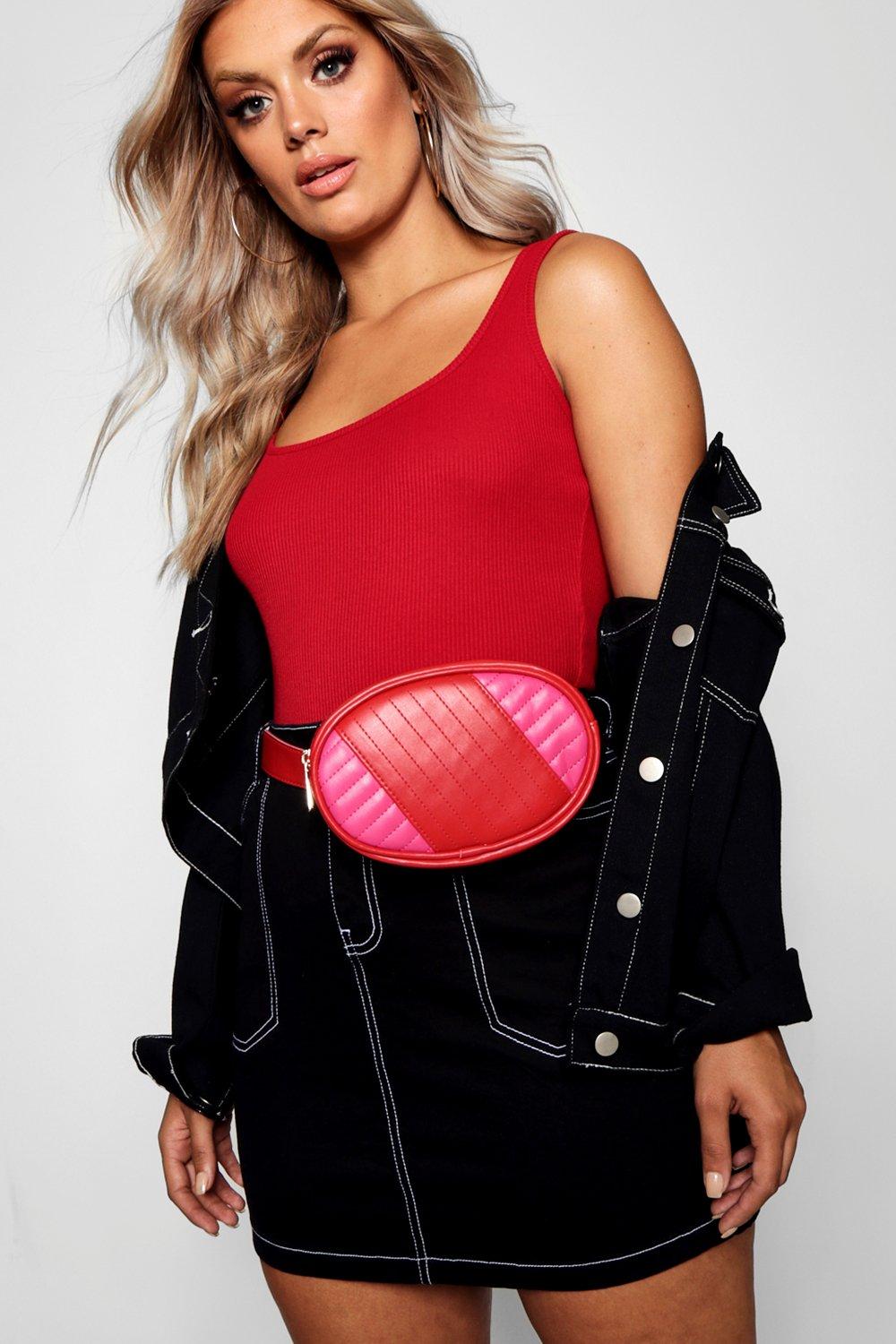 boohoo plus size bum bag