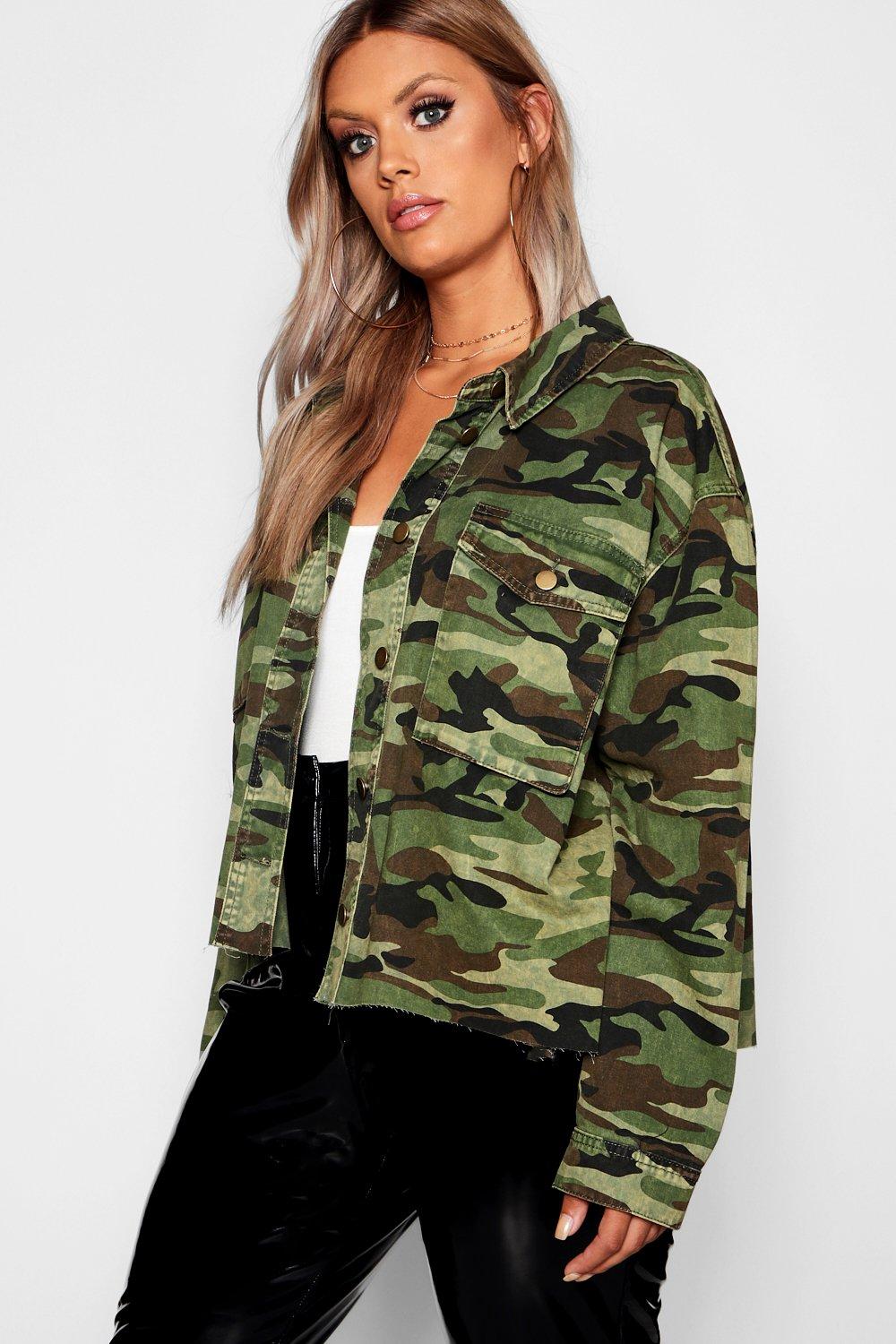plus camo jacket