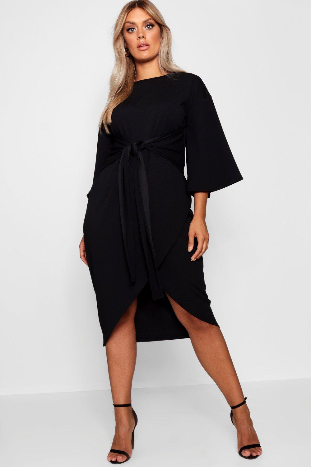 boohoo plus size kimono