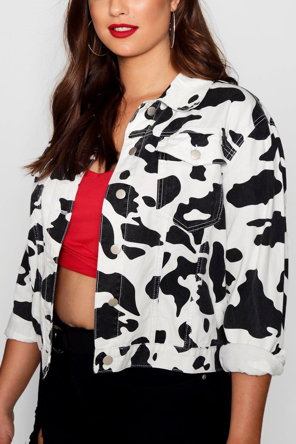 cow print sweatshirt