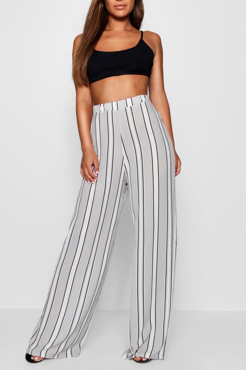 Striped cheap petite trousers