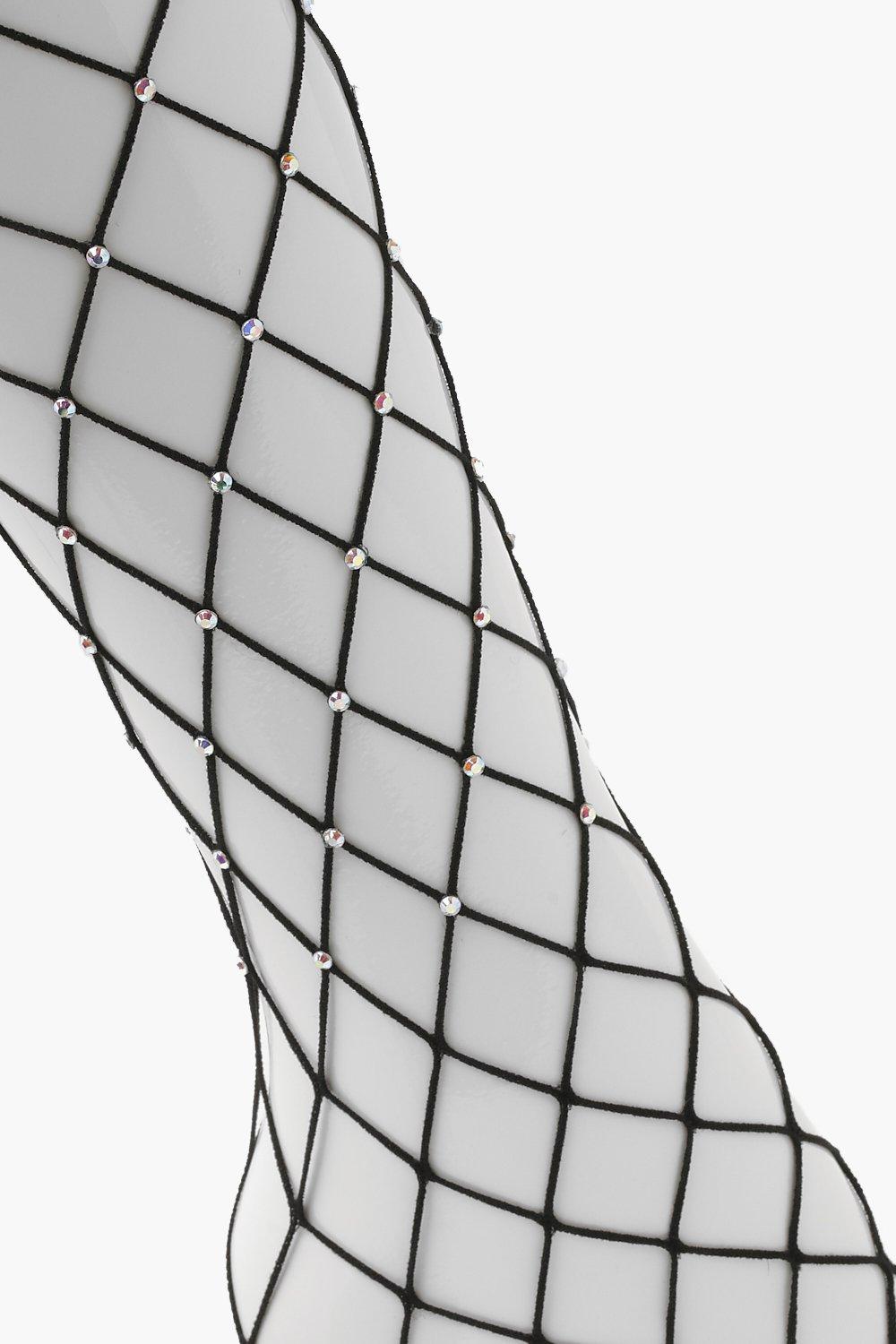 Plus Patterned Fishnet Tights