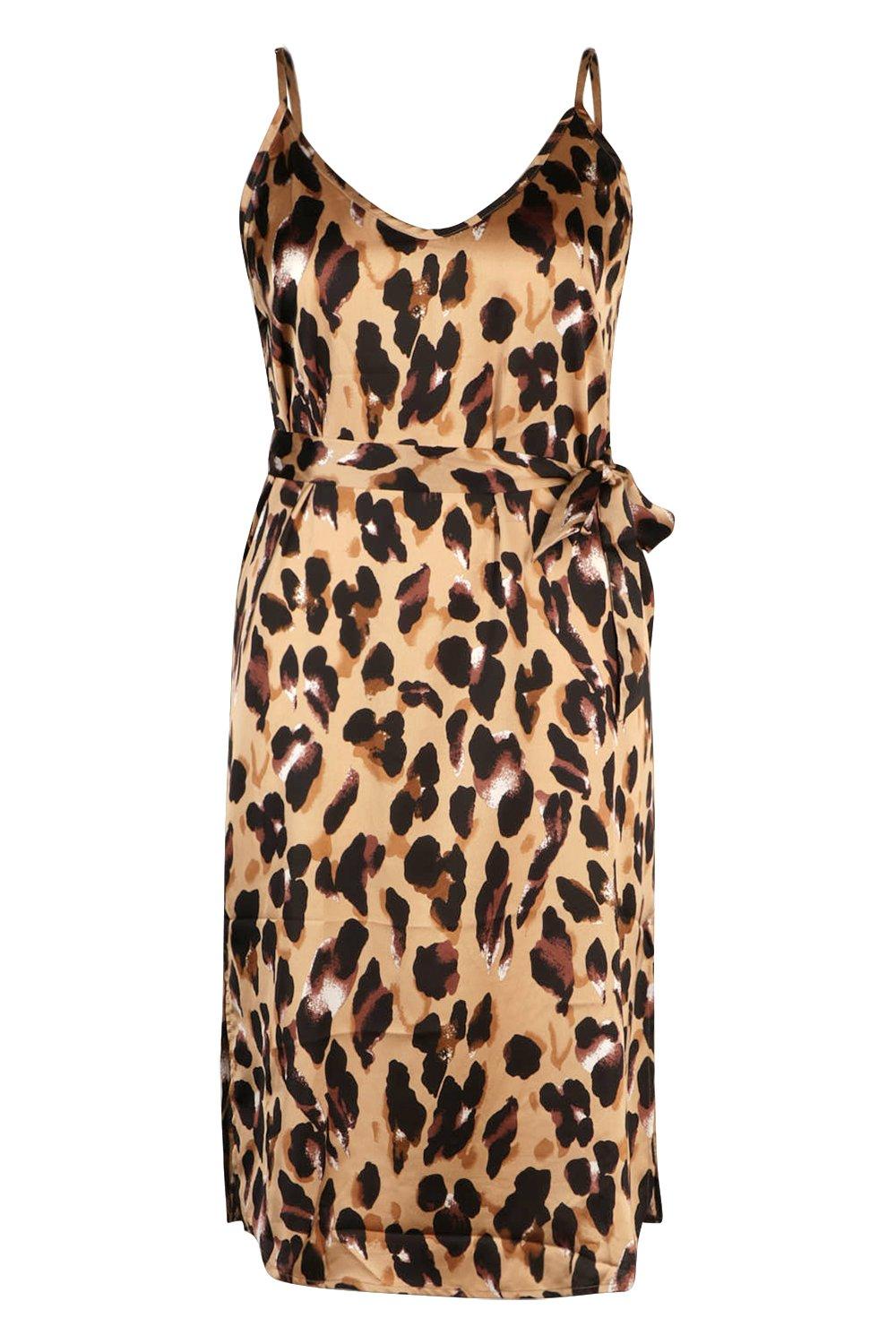 boohoo star leopard print dress