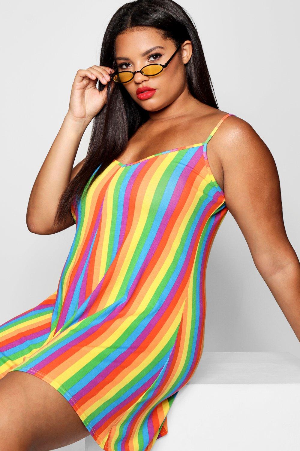 rainbow stripe playsuit