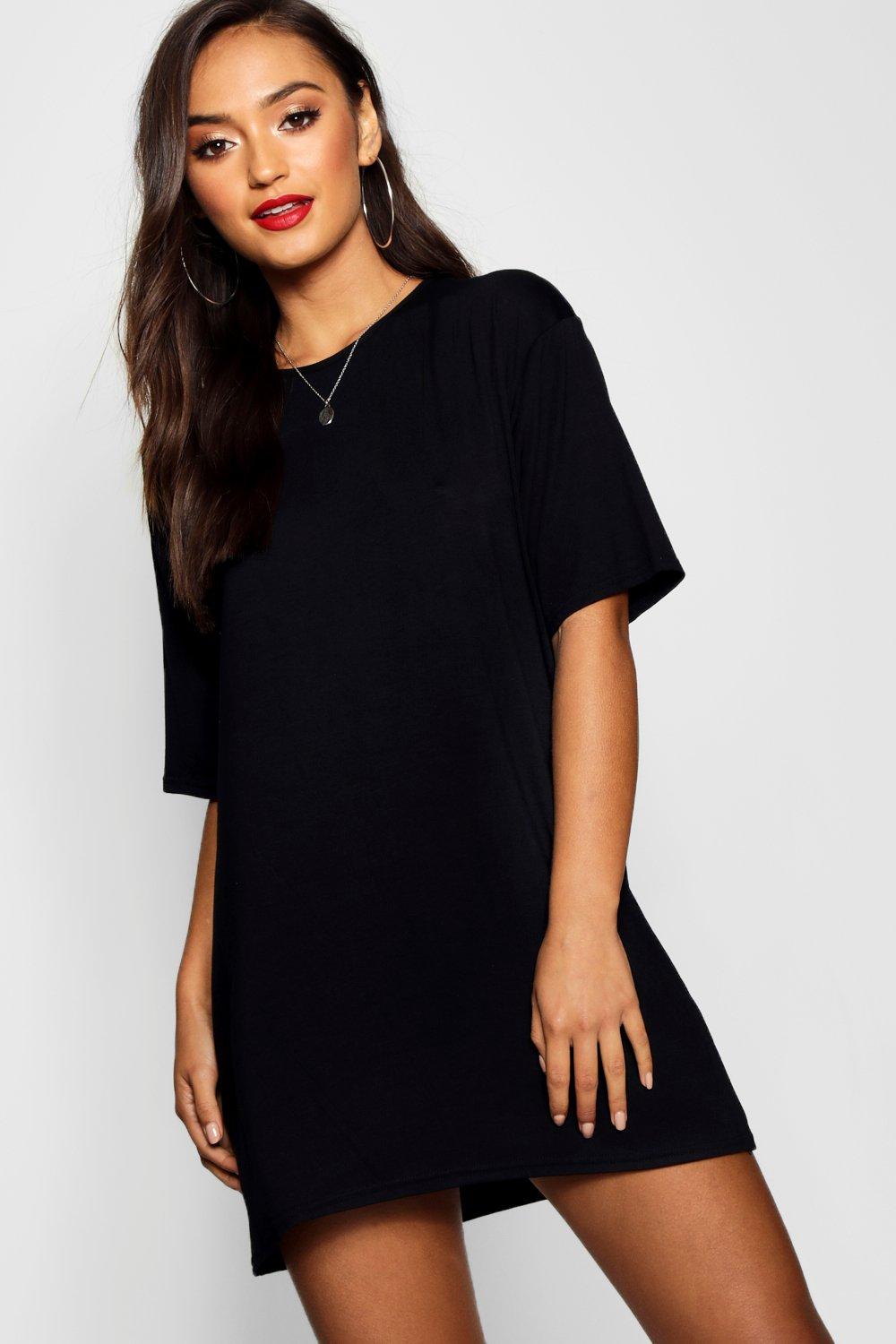 boohoo petite shirt dress