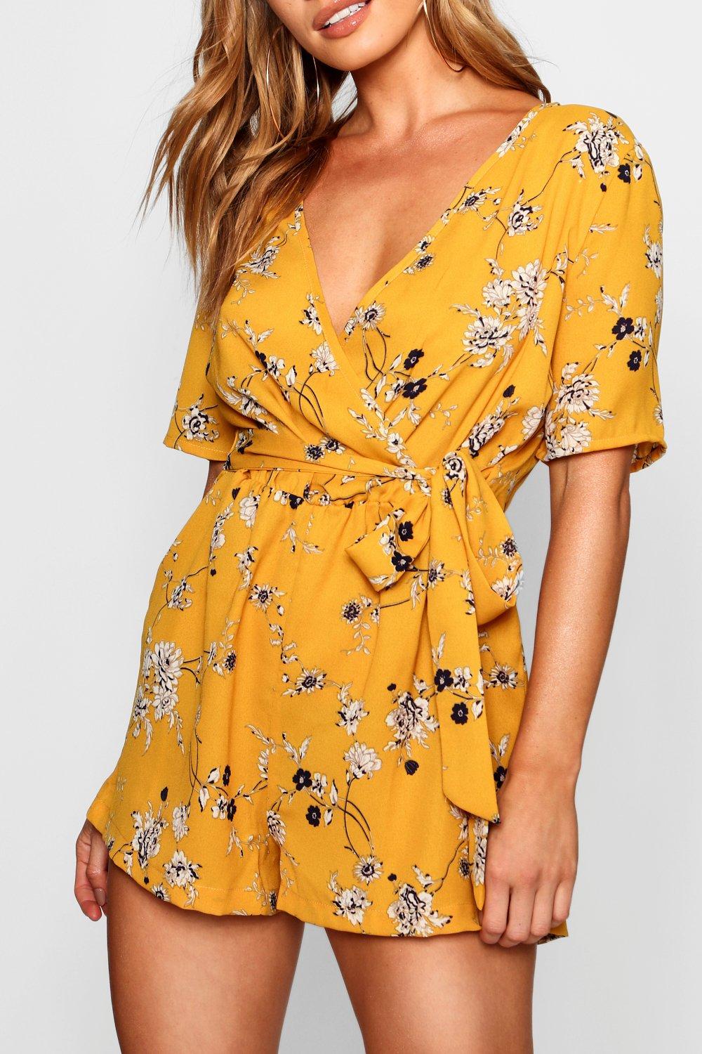 Boohoo kimono hot sale wrap dress