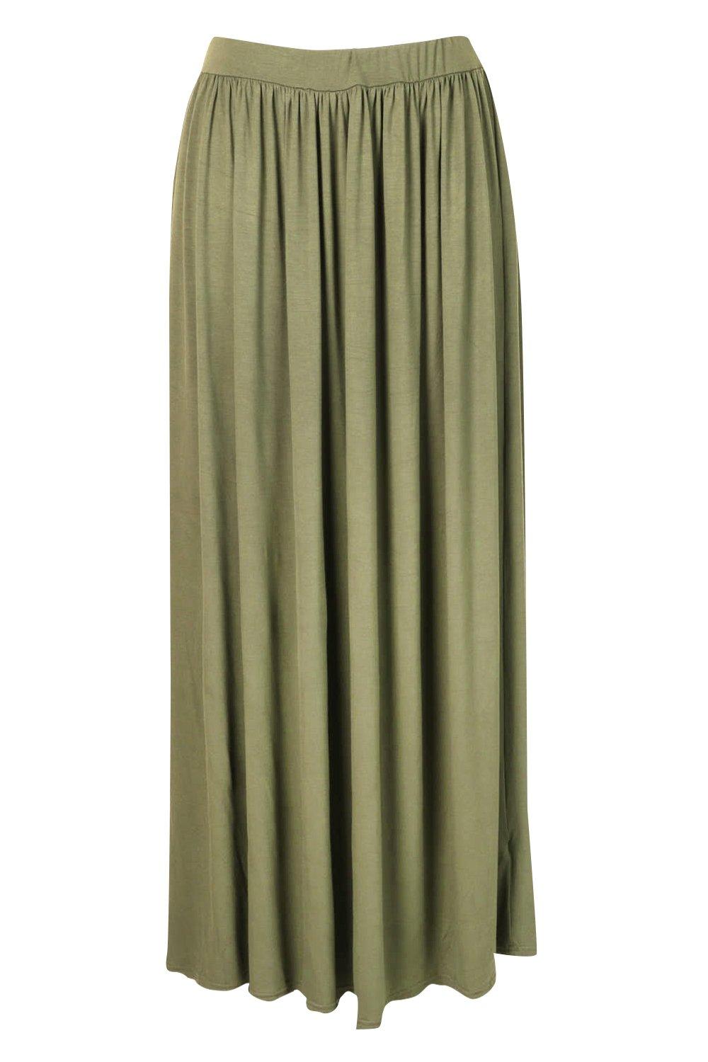 boohoo floor sweeping maxi skirt