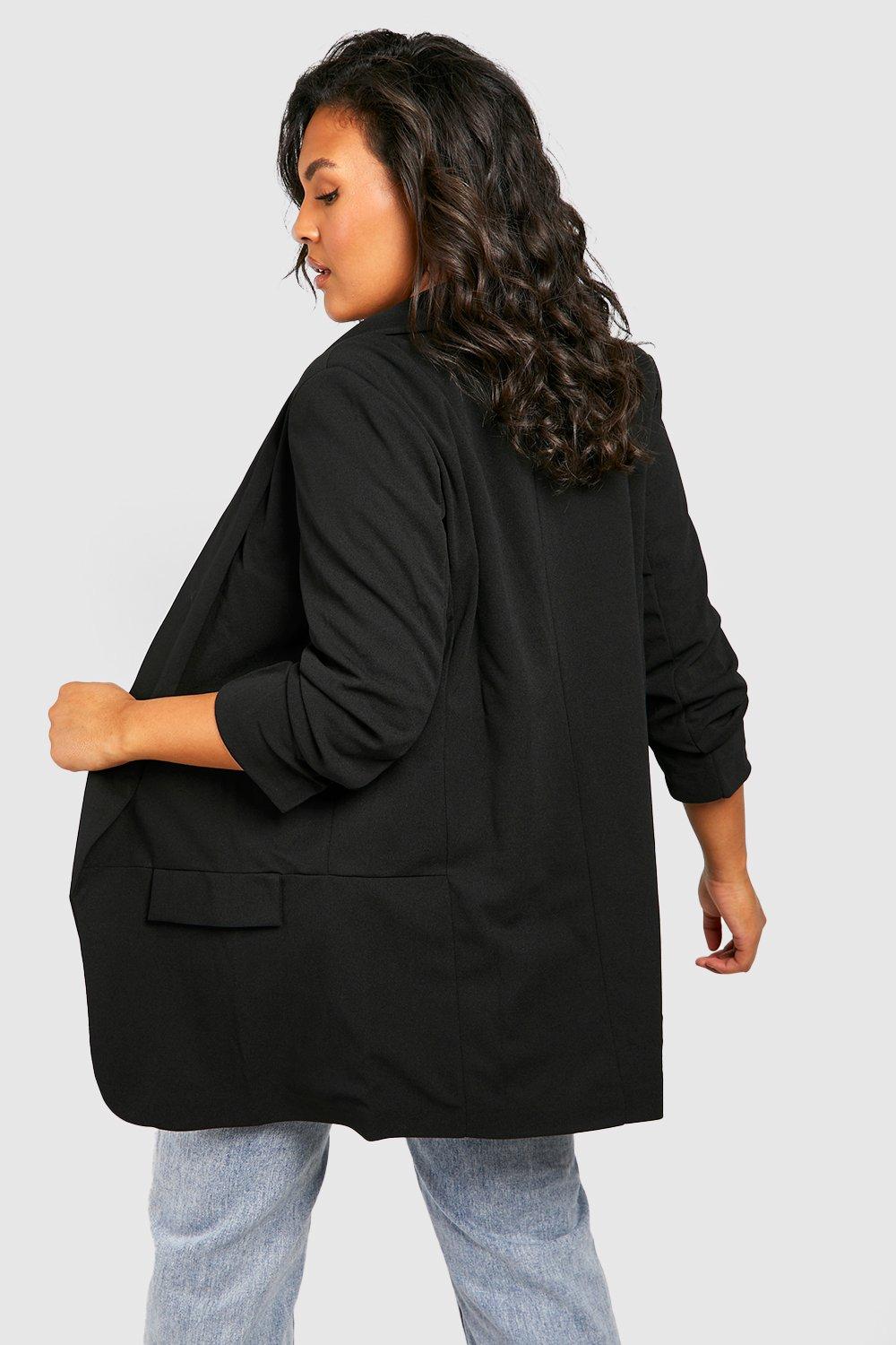 Boohoo plus hot sale size blazer