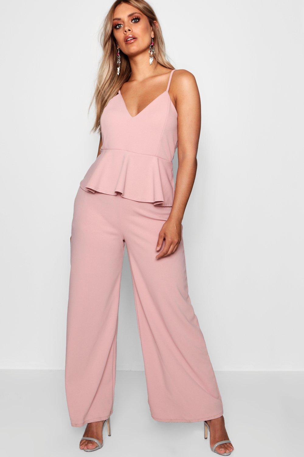 boohoo curve jumpsuit
