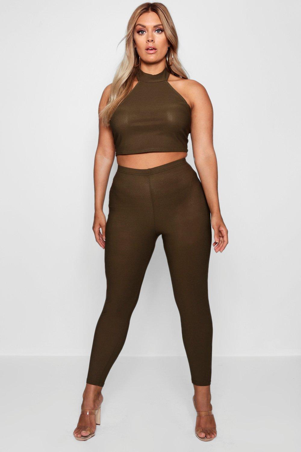 boohoo plus pants